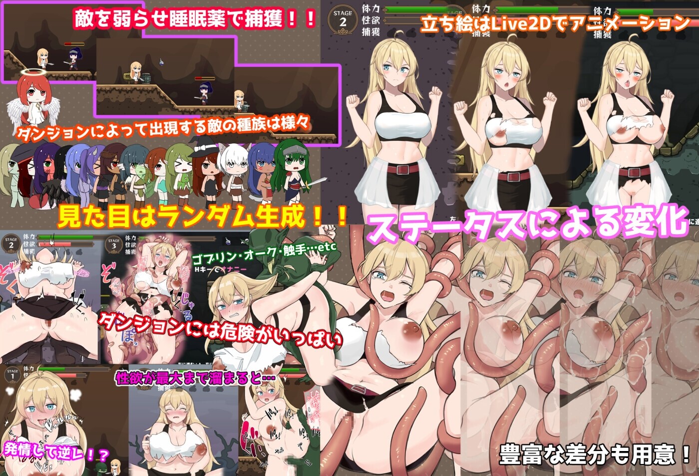 崖っぷち女冒険者 ドスケベテイムで性奴○を量産したい [イニ奉行]