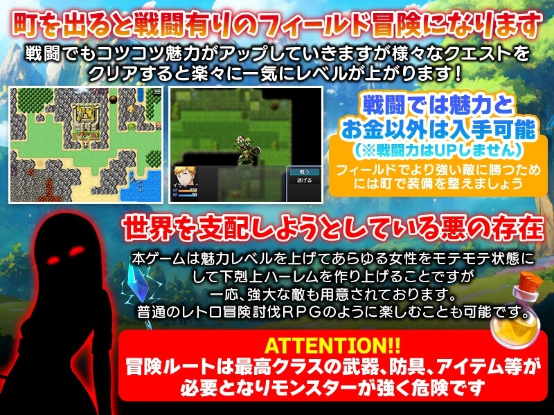 俺だけが魅力レベルが上がる件 [Are!]